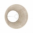 Pantalla Impero M en tela para lámpara de sobremesa o aplique con casquillo E27 - Made in Italy