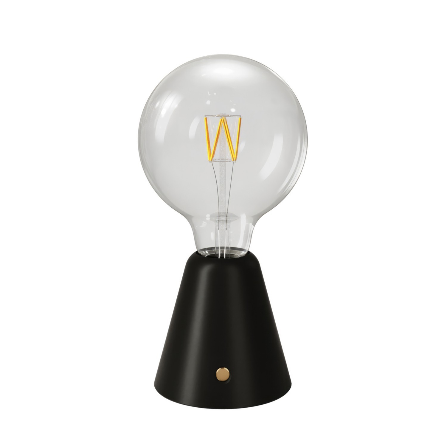 Lámpara portátil recargable Cabless01 con bombilla globo G125