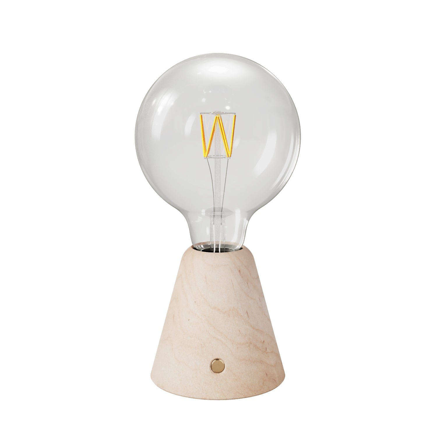 Lámpara portátil recargable Cabless01 con bombilla globo G125