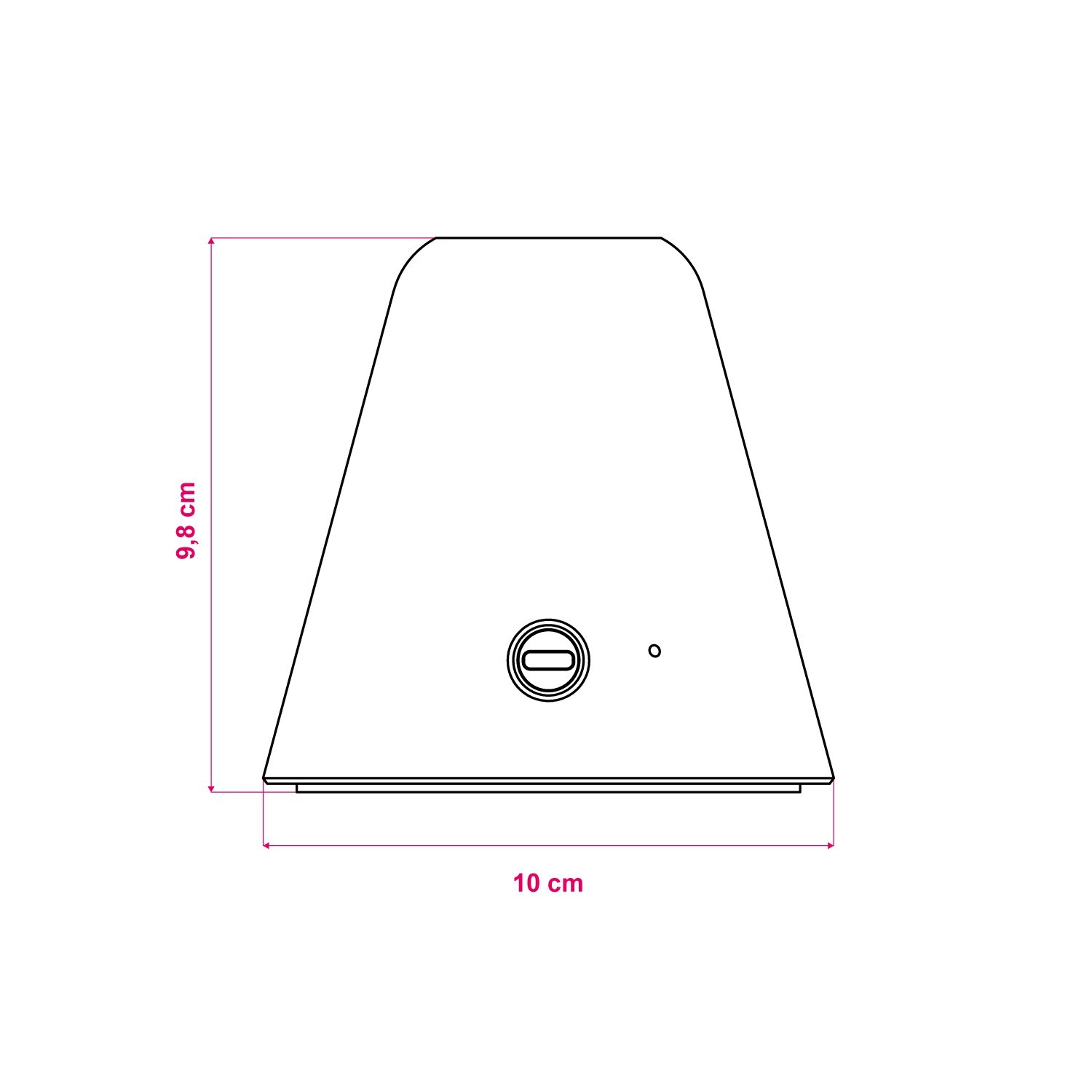 Base para lámpara portátil recargable Cabless01