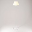 MAG-Y floor lamp with round metal base and shade Impero M