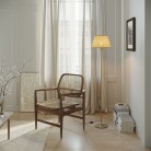 MAG-Y floor lamp with round metal base and shade Impero M