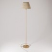 MAG-Y floor lamp with round metal base and shade Impero M